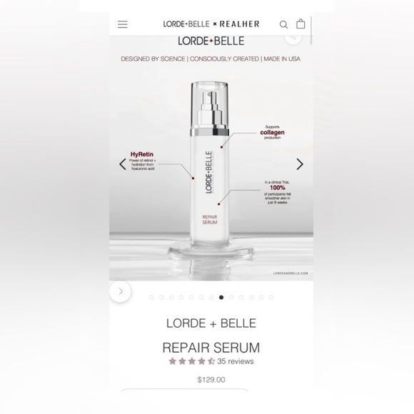 LORDE & BELLE Repair Serum - $129 Retail - New - Picture 2 of 6